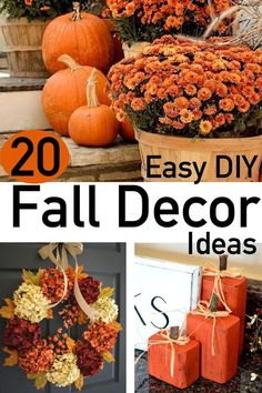 easy diy fall decor ideas