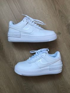 Af 1 Shadow, Nike Shadow, Lisa Loud, Best White Sneakers, Preppy Shoes, Cute Nike Shoes, White Sneakers Women, Nike Air Force Ones