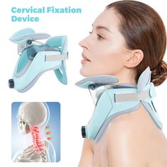 This cervical fixator can support the shoulder and neck, reduce the pressure on the cervical spine, guide the correct shoulder and neck massage, and effectively relieve the discomfort of the cervical spine. Traditional Braces, Posture Exercises