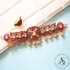 Amrapali Jewellery, Jadau Jewellery, Heavy Necklace, Gold Pearl Jewelry, Silver Necklace Set, Kundan Necklace