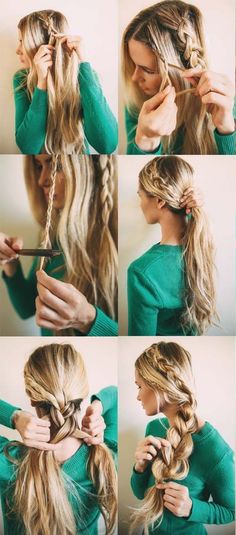 Classy Updo, 5 Minute Hairstyles, Pony Tails, High Hair, Step By Step Hairstyles, Penteado Cabelo Curto, Haircuts For Long Hair, Braids For Long Hair, Twist Hairstyles