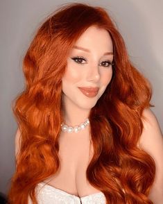 Silver Hair Color, Copper Hair Color, Ginger Girls, Long Red Hair, Red Hair Color, Hair Inspiration Color, Long Red