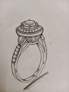 Jewellery Sketching, Accessories Drawing, Jewellery Drawing, Ring Sketch, Small Patterns, 3d Sketch, Manual Design, Locket Design, Ring Jewellery Design