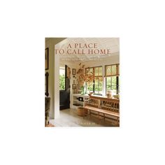 a place to call home book cover with an open door and windows in the background