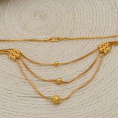 22k Gold Chain Necklace Chain, Fine Gold Handmade Women Wedding Jewelry, Indian Jewellery, Gift, Real Gold, Handcrafted Gold Chain, Os1358 - Etsy