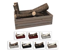 there are six logs in the box with different pictures