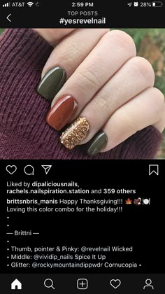 Cool Nail Polish, Fall Season Nails Colors, Fall Season Nails, Fall Nails Ideas, Fall Wedding Nails, Season Nails, Pretty Nail Colors, November Nails, Fall Gel Nails