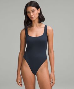 The Epitome Of Softness. Made From A Peach-Fuzz Soft Version Of Our Nulu Fabric, This Square-Neck Bodysuit Elevates Your Everyday Look In Complete Comfort. Designed For Casual. Fabric Is Double Layered For Coverage, Support, And A Seriously Soft Feel On Both Sides:contours Your Body With A Fit That Feels Snug. For A More Gentle Feel, Opt For A Size Up:xs = Lululemon Size 4, S = Lululemon Size 6, M = Lululemon Size 8, L = Lululemon Size 10, Xl = Lululemon Size 12-14. Snaps Are Bonded For A Smooth Bodysuit Designs, Square Neck Bodysuit, Peach Fuzz, Sleeveless Bodysuit, Back Women, Lululemon Women, Look Plus, Womens Bodysuit, Black Bodysuit