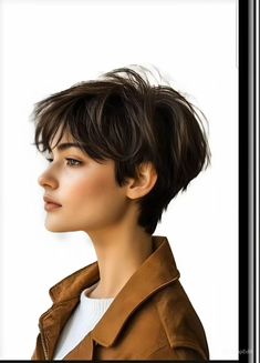 Long Pixie Haircut Straight Hair, Short Modern Hairstyles For Women, Feminine Short Hairstyles, Choppy Pixie Bob, Short Choppy Layered Hair, Purple Short Hair, Short Pixie Haircuts For Women, Short Choppy Hairstyles, Pixie Cut With Long Bangs