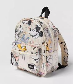 Waterproof Disney Sketch Print Backpack Material: nylon Size: 27X21X10cm Disney Kızları, Mickey Backpack, Mickey Mouse Backpack, Mickey Mouse Donald Duck, Sequin Backpack, Cartoon Backpack, Mini Mochila, Mickey Mouse Cartoon, Mickey Y Minnie