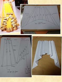 the steps to make an origami christmas tree out of construction paper are shown