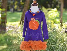 Pumpkin Tutu Dress:  Preorder now for $13.50! Pumpkin Tutu, Pumpkin Dress, Child Fashion, Purple Pumpkin, Twin Outfits, Tutu Dress, Buy Dress, Baby Fashion, To My Daughter