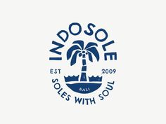 the logo for indosole soles with soul