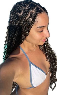 Knotless Goddess Braids, Goddess Braids