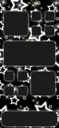 an abstract black and white background with stars