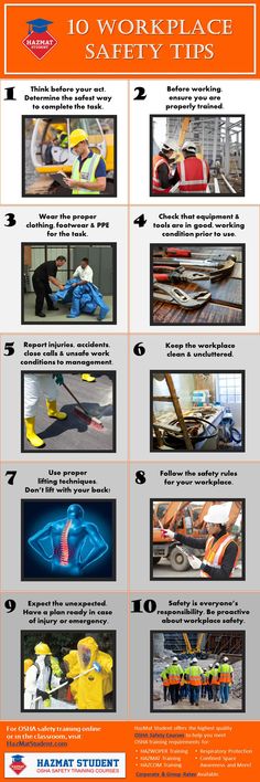 an orange and white poster with instructions on how to work in the construction area for safety tips