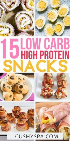 low carb high protein snacks