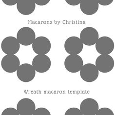 four circles that have different sizes and shapes