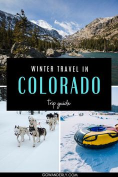 Explore bucket list activities for a winter trip to Colorado. Colorado Weekend Trips, Pagosa Springs Colorado Winter, Denver Colorado Winter, Colorado Winter Vacation, Denver In Winter, Boulder Colorado Winter, Colorado Mountains Winter