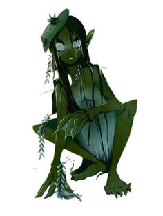 Not my art Dnd Swamp Character, Swamp Monster Character Design, Swamp Creature Concept Art, Swamp Monster Concept Art, Swamp Genasi, Swamp Creature Art, Fantasy Swamp Creatures, Swamp Character Design, Swamp Outfit