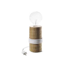 a light that is sitting on top of a wooden pole with wires attached to it