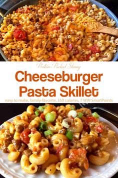 cheeseburger pasta skillet is an easy and delicious meal