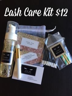 Introducing my Lash Care Kit! Now for sale. Lash Care Kit, Microblading Aftercare, Lash Care, Esthetics Room