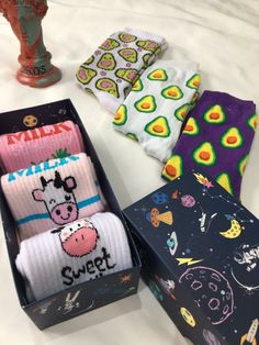 Funny Socks Aesthetic, Socks Photography, Bullet Journal Christmas, Time Wallpaper, Socks Aesthetic, Silly Socks, Adventure Time Wallpaper, Shop Story, Fashion Things