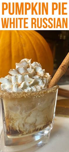 pumpkin pie white russian