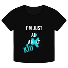 Celebrate the iconic pop-punk anthem with this 'I'm Just a Kid' t-shirt, inspired by Simple Plan's hit song. Perfect for fans of nostalgic 2000s music, this graphic tee captures the essence of the rebellious, carefree spirit that defined a generation. Whether you're a long-time fan of Simple Plan or just love the throwback vibes, this shirt is a must-have for your casual wardrobe. Designed with soft, breathable fabric and a classic fit, this shirt is comfortable for everyday wear or to show off at concerts and music festivals. It also makes a perfect gift for music lovers, vintage band merch collectors, and anyone who still feels 'just a kid' at heart! .: 100% organic cotton rib .: Medium fabric (5.9 oz/yd² (200 g/m .: Slim fit .: Please note: Size variance +/- 1'' Thank you for stopping b Black Punk T-shirt, Black Punk T-shirt For Fan Merchandise, Punk Rock Shirts, Punk T-shirt With Band Logo, Simple Plan, Black Music-themed T-shirt, 2000s Music, Unisex Black Rock T-shirt, Lyric Shirts