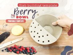 the berry bowl is ready to be made into a project