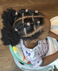 Toddler Stitch Braids, Hairstyles For Black Toddlers, Natural Hairstyles For Black Kids, Kendall Hair, Kiddie Hairstyles, Easy Natural Hairstyles, Black Baby Girl Hairstyles, Children Hairstyles, Braided Hairstyles For Black Kids