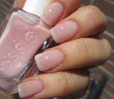 essie gel couture sheer fantasy Natural Nails Manicure, Fantasy Nails