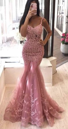 Pink Tulle Evening Dress, Lace Long Prom Dress, Deb Dresses, Pink Evening Dress, Prom Dress Evening, Prom Girl Dresses, Tulle Evening Dress, Unique Prom Dresses