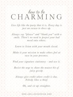 a wedding card with the words, love is charming in white and black lettering