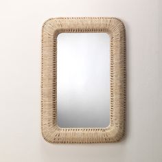 Crafted by expert artisans, every inch of the Hollis mirror’s frame is painstakingly, and artistically, wrapped in rope created from sustainably harvested corn straw. The intrinsic beauty of the natural material is allowed to take center stage, and flaws in the organic material are celebrated. The look is tropical yet sophisticated, and perfectly at home in today’s more casual decors. Product Notes: Natural rope, finish will vary. Rope may fray slightly. Material: Rope Material Type: Corn Straw Wall Decor Mirrors, Montana Ranch, Casual Decor, Keyhole Hanger, Jamie Young, Decorative Knobs, How To Make Rope, Rectangle Mirror, Mirrors Wayfair