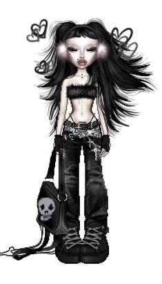 Y2k Character Art, Crazy Fashion Outfits, Dark Grunge Outfits, Goth Everskies, Gothic Characters, Animated Clothes, Tiktok Outfits