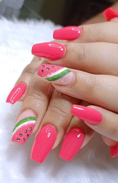 Happy Summer Nails, Pool Nails, Nails Yellow, Almond Nails Designs