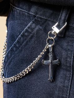 Composition : Refer to detailed informationColor : SILVER_FREECountry of Origin : KOREA Cross Belt, Layered Crosses, Belt Chain, Style Goals, Cross Chain, Clothes Shopping, Chain Belt, Guitar Strap, Women Accessories Jewelry