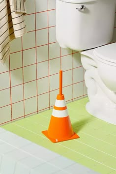 Traffic Cone Toilet Brush | Urban Outfitters How To Paint Behind A Toilet, Traffic Cone, Toilet Brushes And Holders, Toilet Paper Storage, Uo Home, Inspire Me Home Decor, Funky Furniture, Toilet Brush