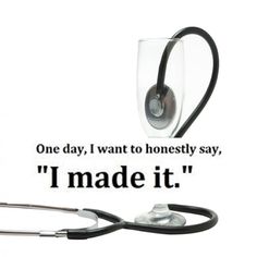 a doctor's stethoscope with the words i made it written below