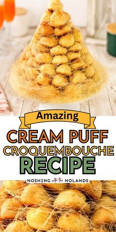 an image of cream puff croquembouche recipe