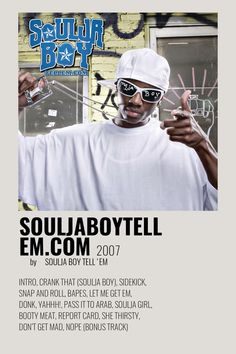 the poster for souljaboyyell's new album, em comm