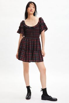 Rent Juniper Plaid Mini Dress from Nuuly. Pick 6 items for $98/month. Free shipping + returns. Blue Juniper, Clothes Moodboard, Gingham Mini Dress, Australia Clothes, Plaid Mini Dress, Kimchi Blue Dress, Embroidered Mini Dress, Grunge Dress, Plaid Ribbon