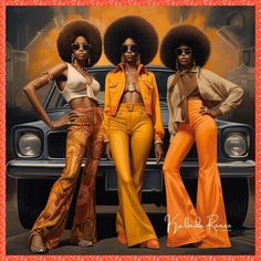 [SponsoredPost] Step Into The Jungle Art Urban Art Finished Pieces Framed Gifts Prints Framed Art Black Ai 80S Art Bell Bottoms Afro Beautiful Afro Women - Etsy #70sdiscopartyoutfit Disco Outfit Ideas Black Women, Black 80’s Fashion, 70s Style Black Women, 70s Outfit Black Women, 70s Party Outfits Black Women, Black People In The 70s, Players Ball Outfits For Women, 80s Aesthetic Black Women, Afro Costume Halloween