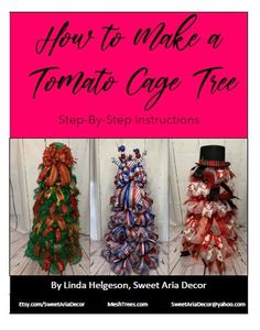 how to make a tortoise cage tree step - by - step instructions