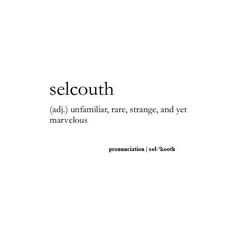 the words selooth are written in black and white