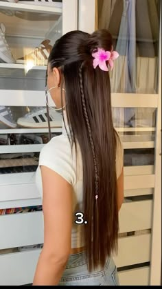 Cancun Hairstyles, Tennis Hair, High Updo, Hairstyle Examples, Hair Inspiration Long, Hairstyles For Layered Hair, Hairdos For Curly Hair, Peinados Fáciles Para Cabello Corto