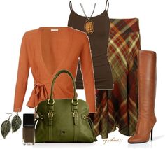 outfits with skirts | Work Fashion Outfits 2012 | Plaid Skirt | Fashionista Trends Rok Outfit, Clothing Guide, Fall Attire, Plaid Skirt, Dress Outfit, Plaid Skirts, Work Fashion, Fall Winter Outfits, Brown Boots