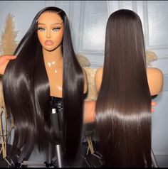 frontal Glueless full HD lace wig Wig Type:straight Density: 150%/ 180%/ 250% Length: 14-40 inch Hair Material: 100% human Virgin Peruvian hair Wig Color:black Lace Color: transparent Hd Lace Wig, Virgin Hair Wigs, Peruvian Hair, Cute Everyday Outfits, Hd Lace, Lace Wig, Hair Wig, Lace Frontal, Virgin Hair